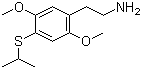 2,5-二甲氧基-4-(异丙基硫基)苯乙胺分子结构 (CAS 207740-25-8)
