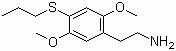 2,5-二甲氧基-4-正丙硫基苯乙胺分子结构 (CAS 207740-26-9)