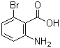 2-氨基-6-溴苯甲酸分子结构 (CAS 20776-48-1)