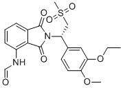 阿普司特N-甲酰基杂质分子结构 (CAS 2077897-94-8)