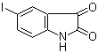 5-碘-1H-吲哚-2,3-二酮分子结构 (CAS 20780-76-1)