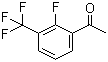 2'-氟-3'-三氟甲基苯乙酮分子结构 (CAS 207853-63-2)
