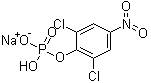 2,6-二氯-4-硝基苯酚磷酸二氢酯单钠盐分子结构 (CAS 207853-71-2)