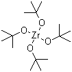 四叔丁氧基锆分子结构 (CAS 2081-12-1)