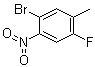 5-溴-2-氟-4-硝基甲苯分子结构 (CAS 208165-95-1)
