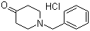 1-苄基-4-哌啶酮盐酸盐分子结构 (CAS 20821-52-7)