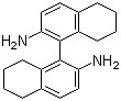 (R)-5,5',6,6',7,7',8,8'-八氢-[1,1'-联萘]-2,2'-二胺分子结构 (CAS 208248-66-2)