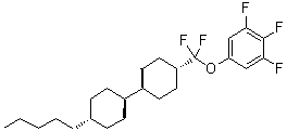 5-[二氟[(反式,反式)-4'-戊基[1,1'-联环己烷]-4-基]甲氧基]-1,2,3-三氟苯分子结构 (CAS 208338-52-7)