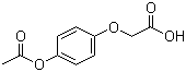 4-乙酰氧基苯氧乙酸分子结构 (CAS 20872-29-1)