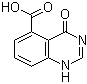 1,4-二氢-4-氧代-5-喹唑啉羧酸分子结构 (CAS 208774-29-2)