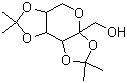 structure of CAS# 20880-92-6, Diacetonefructose;Diacetone-beta-D-fructose; 2,3:4,5-Bis-O-(1-methylethylidene)-b-D-fructopyranose; 2,3:4,5-Di-O-isopropylidene-b-D-fructopyranose