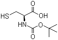 Boc-L-半胱氨酸分子结构 (CAS 20887-95-0)