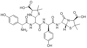阿莫西林 USP 相关化合物 J分子结构 (CAS 2088960-43-2)