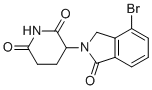 3-(4-溴-1-氧代异吲哚啉-2-基)哌啶-2,6-二酮分子结构 (CAS 2093387-36-9)