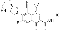 非那沙星盐酸盐分子结构 (CAS 209342-41-6)