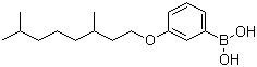 3-(3,7-二甲基辛氧基)苯硼酸分子结构 (CAS 209347-66-0)