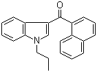 1-萘基(1-丙基-1H-吲哚-3-基)甲酮分子结构 (CAS 209414-06-2)