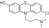 7-羟基氯丙嗪分子结构 (CAS 2095-62-7)