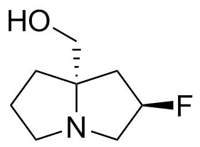 (2R,7aS)-2-fluorotetrahydro-1H-Pyrrolizine-7a(5H)-methanol molecular structure (CAS 2097518-76-6)