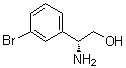 (betaR)-beta-氨基-3-溴苯乙醇分子结构 (CAS 209963-04-2)