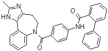 考尼伐坦分子结构 (CAS 210101-16-9)