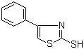 结构式 CAS# 2103-88-0, 2-巯基-4-苯基噻唑