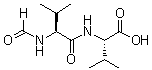 N-甲酰基-L-缬氨酰-L-缬氨酸分子结构 (CAS 210347-62-9)