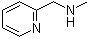 N-甲基吡啶-2-甲胺分子结构 (CAS 21035-59-6)