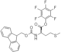 N-[芴甲氧羰基]-D-蛋氨酸五氟苯基酯分子结构 (CAS 210473-10-2)