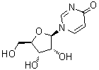 1-beta-D-呋喃核糖基-4(1H)-嘧啶酮分子结构 (CAS 21052-20-0)
