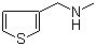 N-甲基-3-噻吩甲胺分子结构 (CAS 210552-07-1)