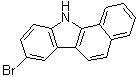 8-溴-11H-苯并[a]咔唑分子结构 (CAS 21064-34-6)