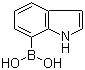 吲哚-7-硼酸分子结构 (CAS 210889-31-9)