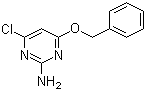 4-氯-6-(苯基甲氧基)-2-嘧啶胺分子结构 (CAS 210992-85-1)