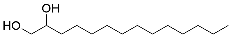 1,2-十四烷二醇分子结构 (CAS 21129-09-9)