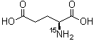 <sup>15</sup>N-L-谷氨酸分子结构 (CAS 21160-87-2)