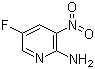 2-Amino-3-nitro-5-fluoropyridine molecular structure (CAS 212268-12-7)