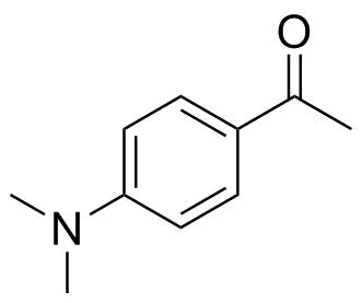 4'-Dimethylaminoacetophenone molecular structure (CAS 2124-31-4)
