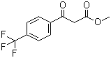 Methyl 4-(trifluoromethyl)benzoylacetate molecular structure (CAS 212755-76-5)
