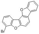4-溴苯并[1,2-b:3,4-b']双苯并呋喃分子结构 (CAS 2128291-05-2)