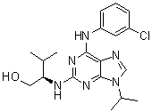 Purvalanol A分子结构 (CAS 212844-53-6)