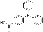 4-(二苯基膦基)苯甲酸分子结构 (CAS 2129-31-9)