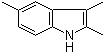 结构式 CAS# 21296-92-4, 2,3,5-三甲基-1H-吲哚