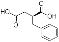 (R)-2-苄基琥珀酸分子结构 (CAS 21307-97-1)