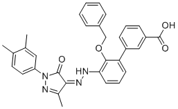 Eltrombopag Olamine impurity 02 molecular structure (CAS 2131025-93-7)
