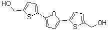 5,5'-(2,5-呋喃二基)二-2-噻吩甲醇分子结构 (CAS 213261-59-7)