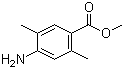 4-氨基-2,5-二甲基苯甲酸甲酯分子结构 (CAS 21339-74-2)