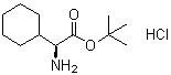 (alphaS)-alpha-氨基环己烷乙酸叔丁酯盐酸盐分子结构 (CAS 213475-52-6)