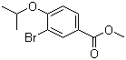 3-溴-4-异丙氧基苯甲酸甲酯分子结构 (CAS 213598-10-8)
