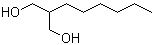 2-脱氧-2-己基甘油分子结构 (CAS 21398-43-6)